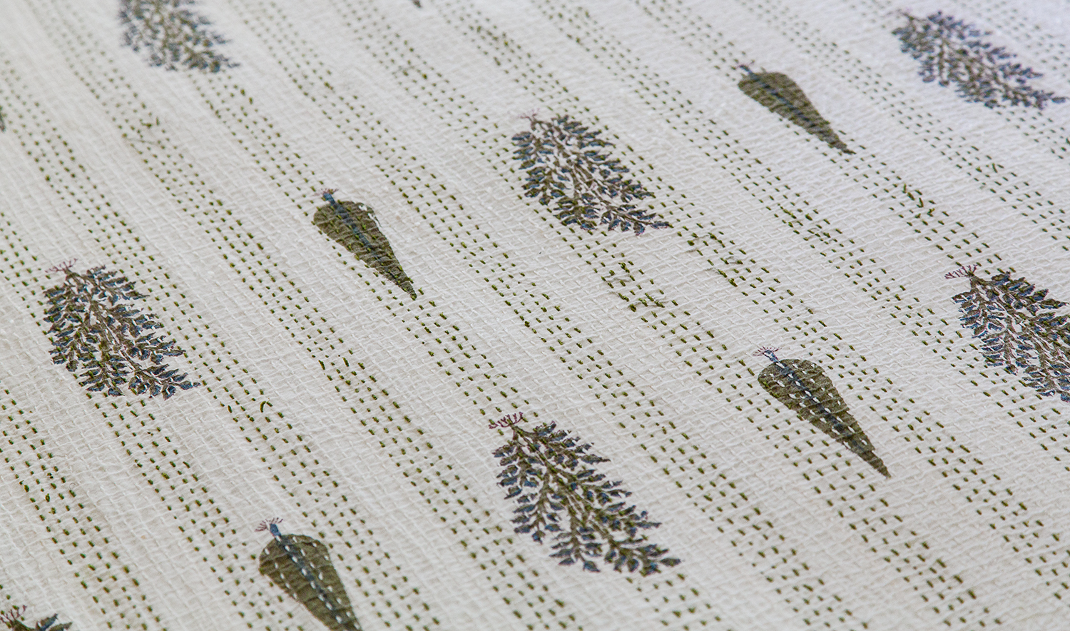 Folded fabric, close: an image of texture and care.